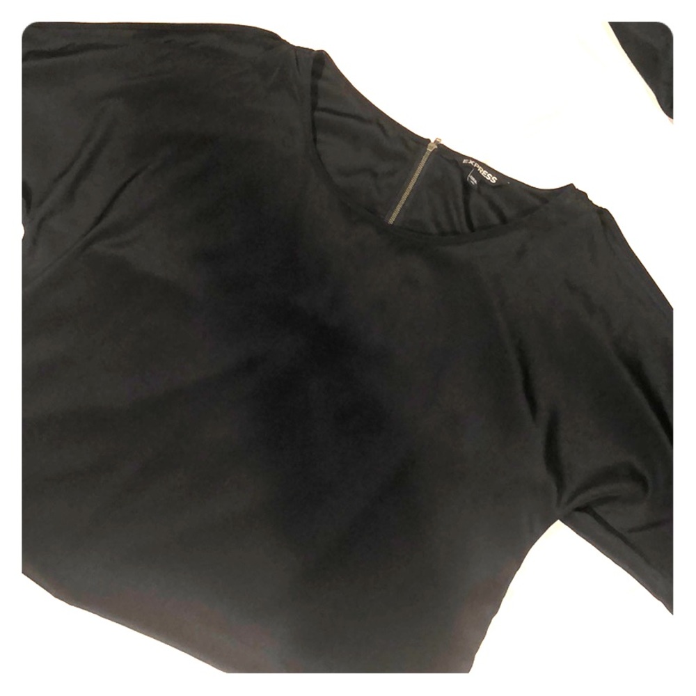 Black shift dress